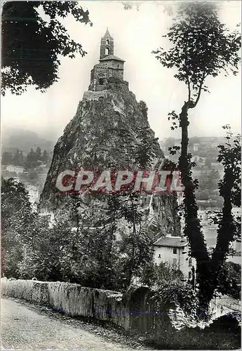 Cartes postales moderne Le Puy en Velay (Haute Loire) Le Rocher et la Chapelle Saint Michel d'Aiguilhe