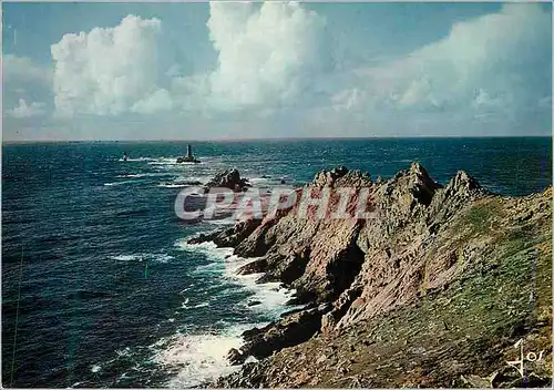 Cartes postales moderne La Pointe du Raz (Finistere) Courants dans le Raz de Sein ou nul ne passe sans peur ou sans doul