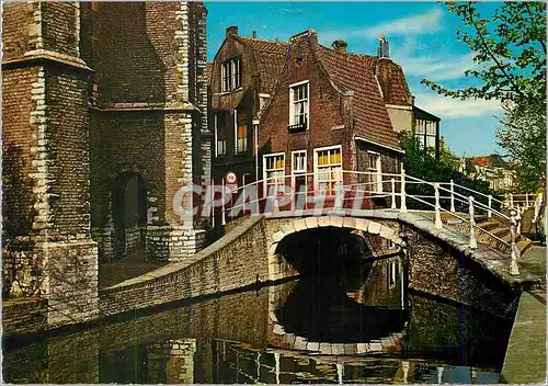 Cartes postales moderne Maison en brique Delft