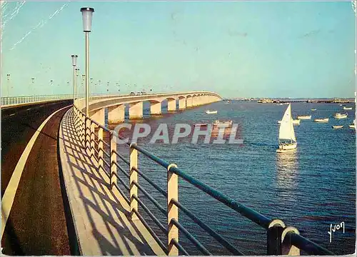 Moderne Karte Le Pont d'Oleron (Charente Maritime) inaugure le 21 juin 1966 Couleur et Lumiere de France