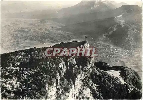 Moderne Karte En Savoie Vallee de Chambery Le Nivolet et le Massif du Granier (vue aerienne)