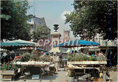 Cartes postales moderne Millau (Aveyron) Le marche sur la place marechal Foch