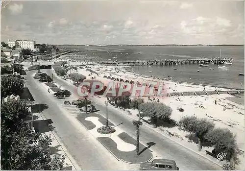 Moderne Karte Arcachon Cote d'Argent La Plage