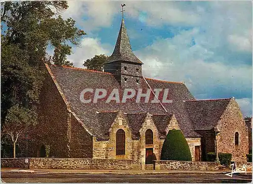 Cartes postales moderne Couleur de Bretagne La Cote d'Emeraude Saint Lunaire L'eglise