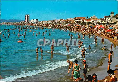 Cartes postales moderne En Parcourant la Cote Mediterraneenne Valras Plage (Herault) La Plage