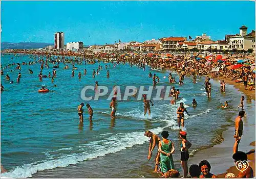 Moderne Karte En Parcourant la Cote Mediterraneenne Valras Plage (Herault) La Plage