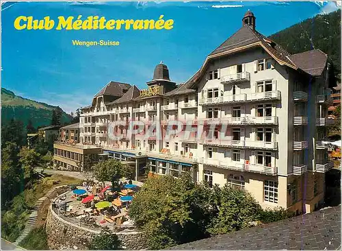 Moderne Karte Club Mediterranee Wengen Suisse