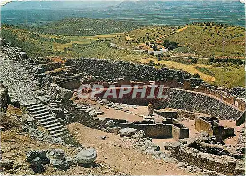 Cartes postales moderne Mycenes Le Cercle Funeraire A vu du No