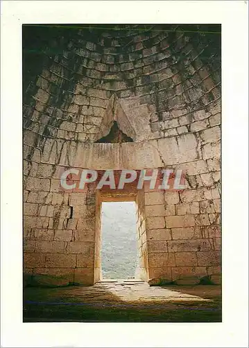 Cartes postales moderne Mycenes Le Tresor d'Atree L'Entree vue de l'Interieur