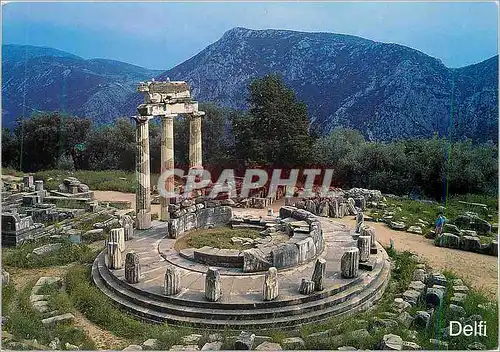 Moderne Karte Delphi The Tholos at the Temple Athena Pronaia