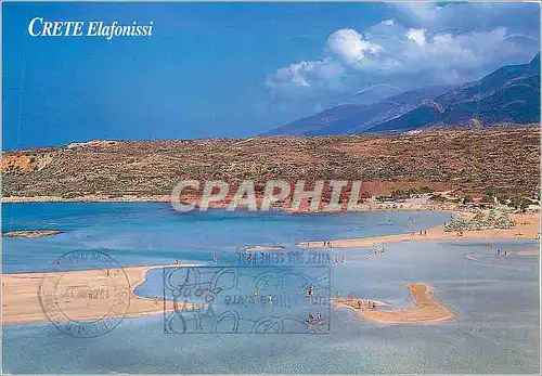 Moderne Karte Grece Crete Elafonisi