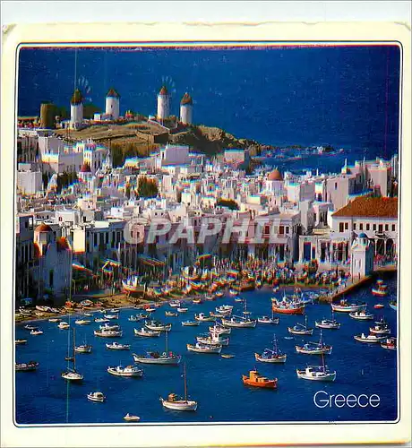 Moderne Karte Grece Bateaux