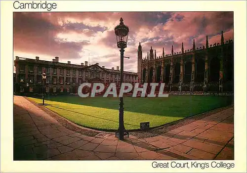 Cartes postales moderne Cambridge Creat Court King's College