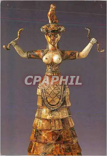 Cartes postales moderne Grece Musee archeologique d'Eraclsion La Deesse