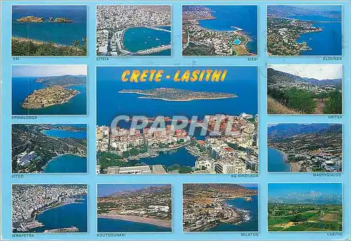 Moderne Karte Grece Crete Lasithi