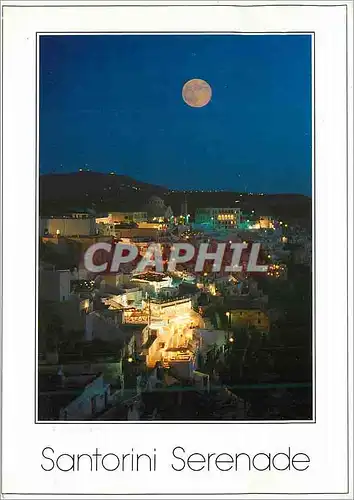 Cartes postales moderne Grece Santorini Serenade