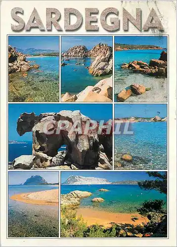 Moderne Karte Sardegna