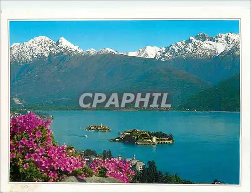 Cartes postales moderne Isola Bella e Isola Superiore Lac Majeur