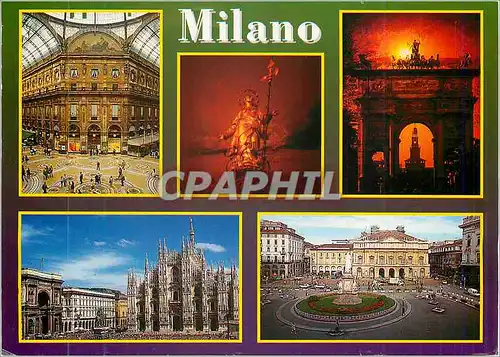 Cartes postales moderne Milano
