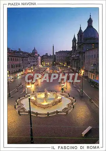 Cartes postales moderne Il Fascino di Roma Piazza Navona