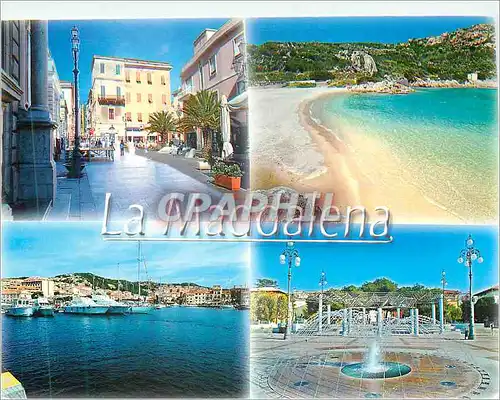 Cartes postales moderne La Maddalena Pizza Anita Baribaldi
