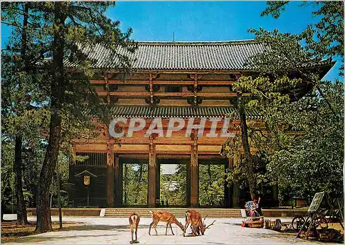 Cartes postales moderne National Theasure Nandaimon Temple Gate Todaiji Temple Japon Japan