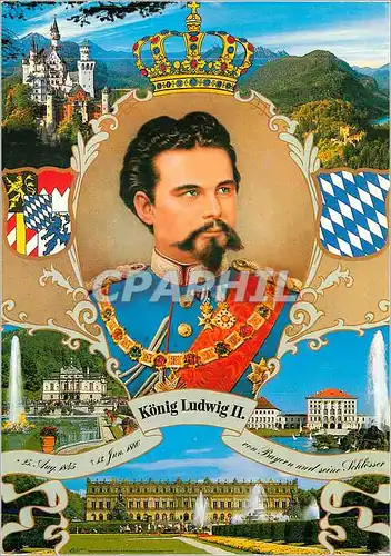 Cartes postales moderne King Ludwig II of Bavaria