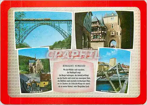 Cartes postales moderne Bergisches Land Die Bilder Zeigen Mungstener Brucke Altenberger Dom Schlob Brug