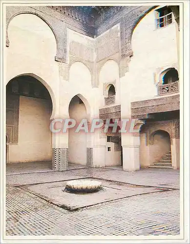 Cartes postales moderne Fes Cherratine Medersa Built by the Alawite Sultan Moulay Rachid in 1670
