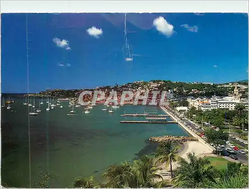 Cartes postales moderne Martinique Frot de France Images des Antilles Le Mouillage de la Baied des Flamands et la Plage