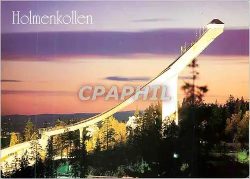 Moderne Karte Holmenkollen Norge Norway