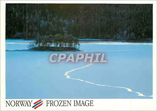 Cartes postales moderne Norway Frozen Image