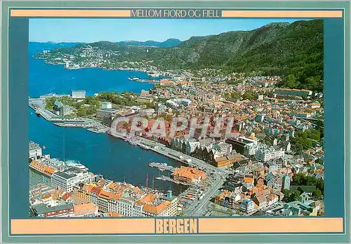 Cartes postales moderne Norge Bergen Normann Mellom Fjord OG Fjeil