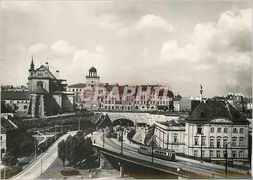 Cartes postales moderne Warszawa Fragment Trasy Train