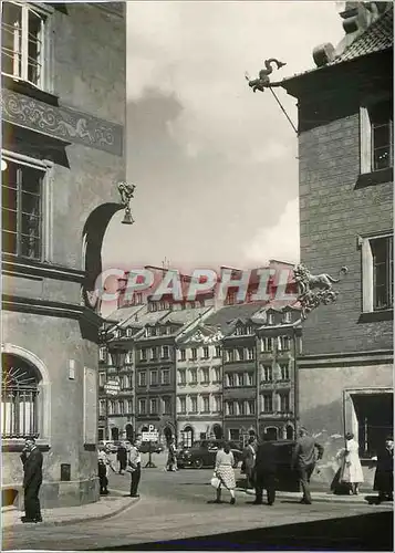 Moderne Karte Warszawa Wejscie na Rynek Starego Miasta