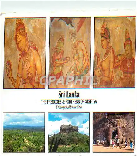 Cartes postales moderne Sri Lanka The Frescoes and Fortress of Sigiriya