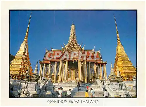 Cartes postales moderne Greetings from Thailand Wat Phra Sri Ratana Sasadaram Bangkok