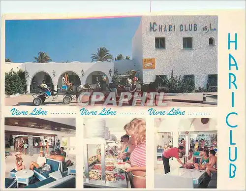 Moderne Karte Jerba Tunisie Cariclub Hari Club