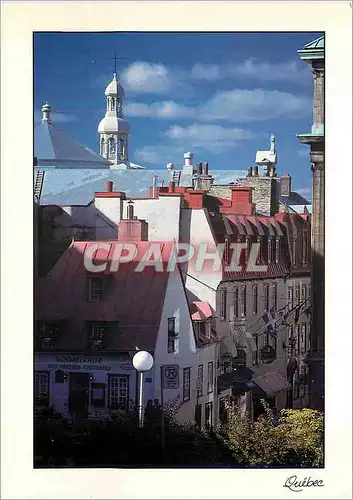 Cartes postales moderne Ville de Quebec Restaurant aux Anciens Canadiens rue St Louis