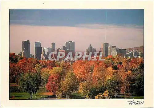 Moderne Karte Montreal L'Ile Ste Helene et Centre Ville