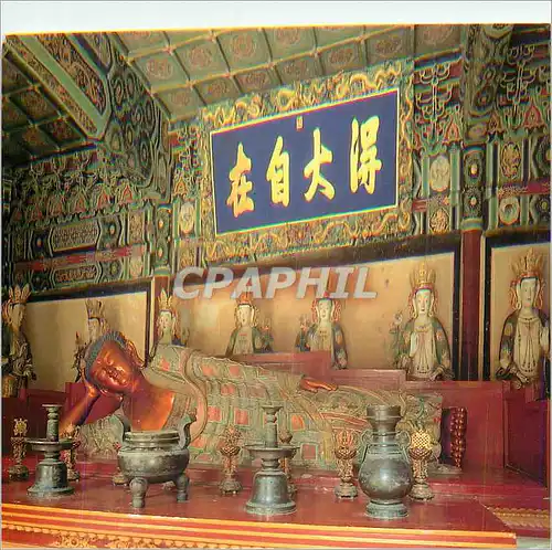 Cartes postales moderne Le Temple du Bouddha Couche