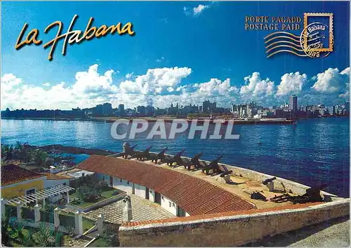 Moderne Karte La Havana Capital de Cuba Militaria