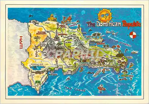 Moderne Karte Republica Dominicana