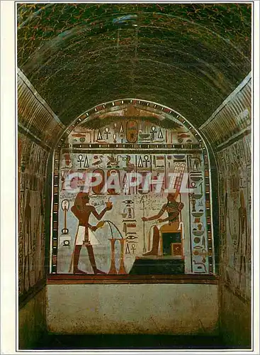 Moderne Karte Egypt Painted Chapel of King Thotmes III 18h Dyn