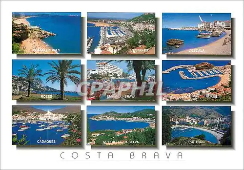 Cartes postales moderne Costa Brava Diversos Aspectes