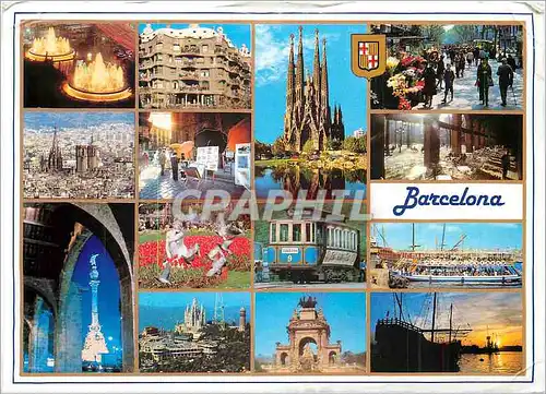 Cartes postales moderne Barcelona Diferents Aspectes