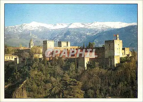 Cartes postales moderne Granada Andalucia Alhambra y Sierra Nevada
