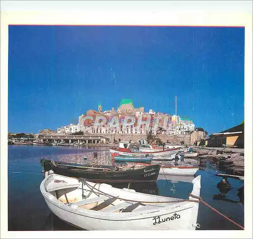 Cartes postales moderne Le Village de Peniscola sur la Cote Mediterraneenne de l'Espagne La Chaleur du Soleil Andalou Ba