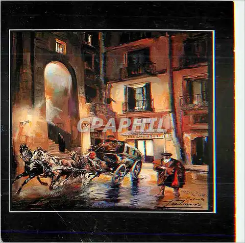 Moderne Karte Madrid Belle Epoque Arco de Cuchilleros