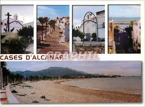 Cartes postales moderne Cases d'Alcanar Esglesia Sant Pere Platja Marjal